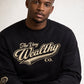 The Very Wealthy Co. Crewneck- Obsidian Reserve