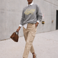 The Very Wealthy Co. Crewneck- Platinum Ash